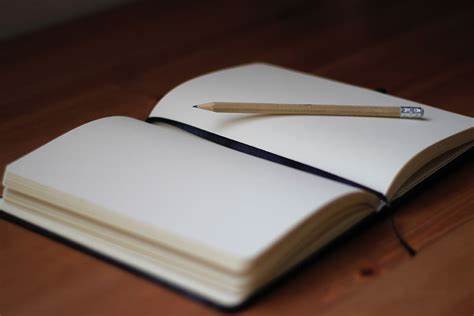 Blank diary
